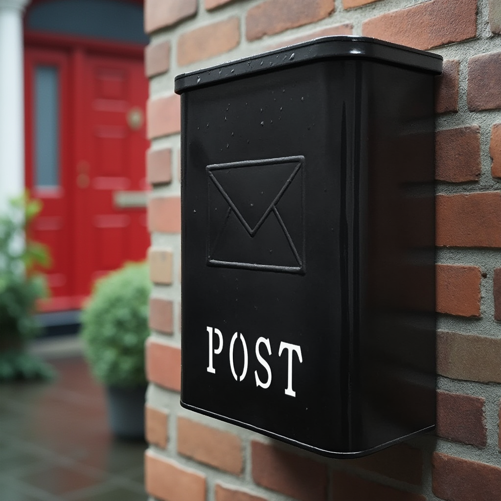 Serena Galvanized POST Mailbox