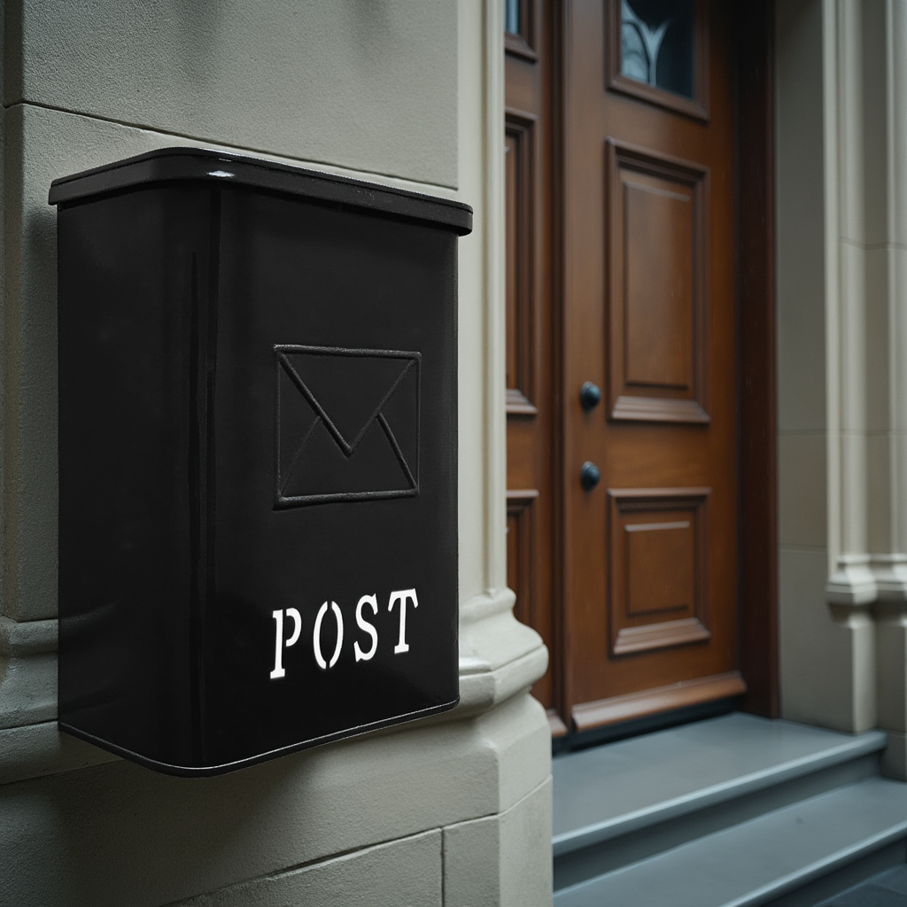 Serena Galvanized POST Mailbox