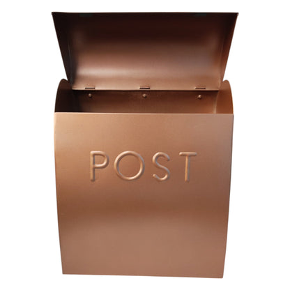 Sylvia Small Euro Mailbox, Copper