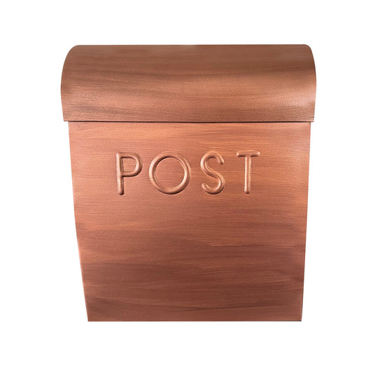 Sylvia Small Euro Mailbox, Copper