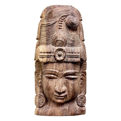 Vintage Hand Carved Face Mask