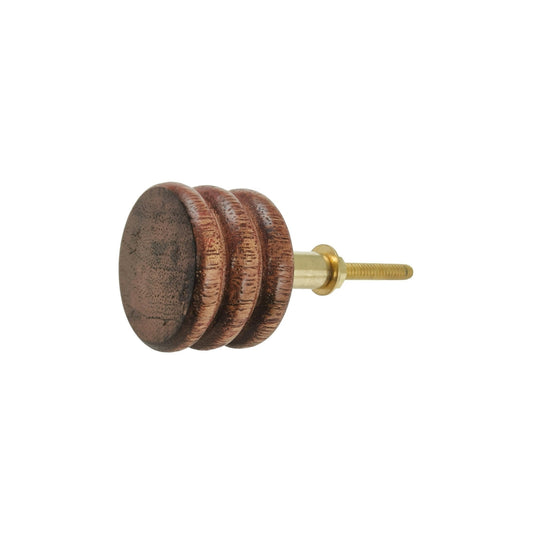 Wood Knob, Natural, 1.4 in