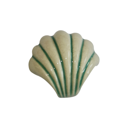 Shell Shape Ceramic Knob, Ceramic