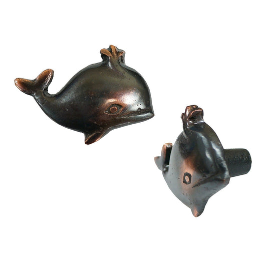 Bouton de baleine vintage, boutons nautiques pour armoires, portes et meubles, métal antique