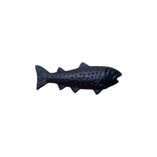 Fish Knob Antique Black Finish