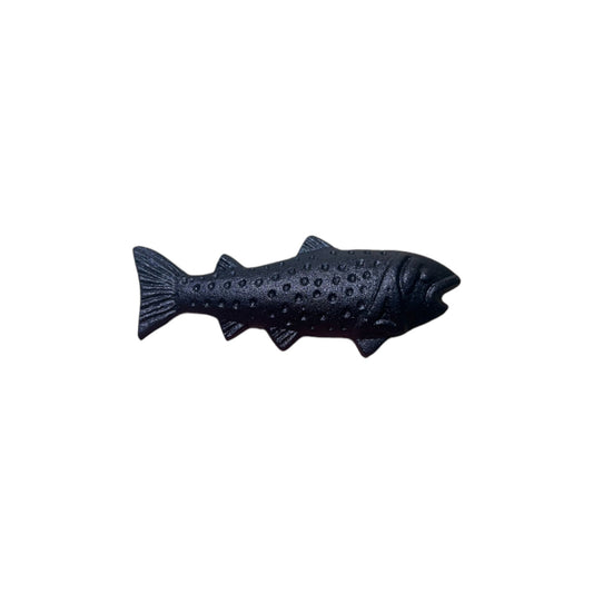 Fish Knob Antique Black Finish