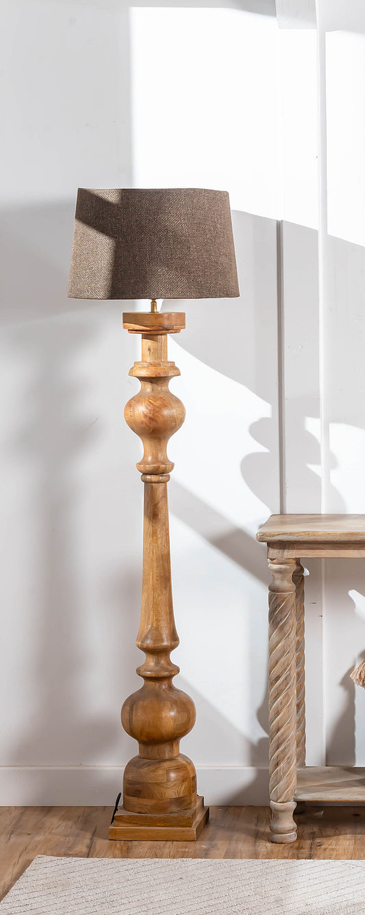 Wooden Floor Lamp
