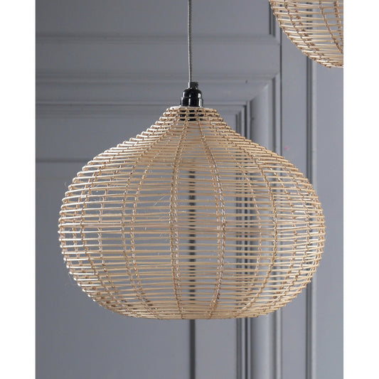 Rattan Caned Ceiling Lamp