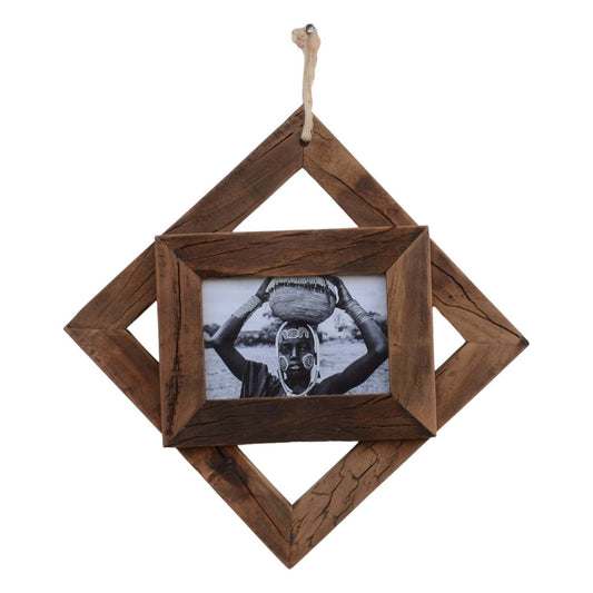 Recycled Wood Photo Frame