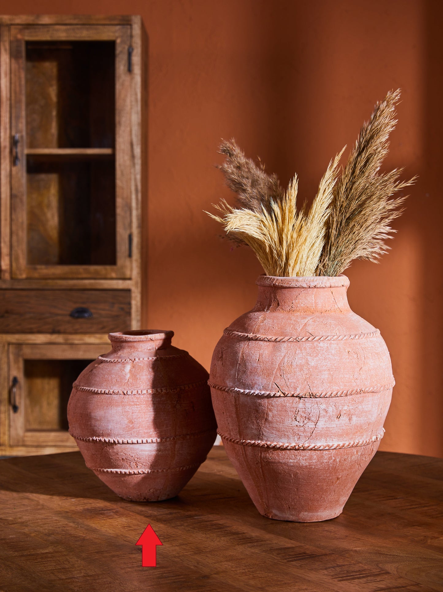 Zenith Zest Terracotta Vase, Small