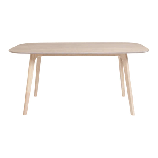 Breeze Cane Dining Table, White Oak