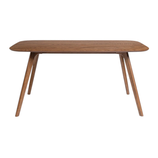 Breeze Cane Dining Table, Dark Walnut
