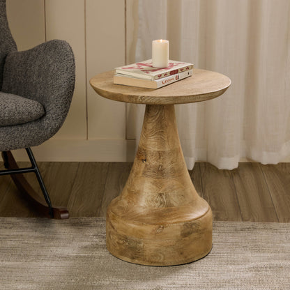 Tejano Mango Wood Side Table