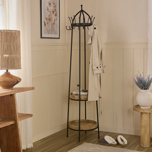 Jenevie Mango Wood Coat Hanger