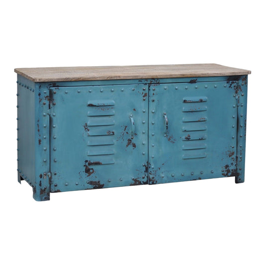 Iron Sideboard With Mango Wooden Top