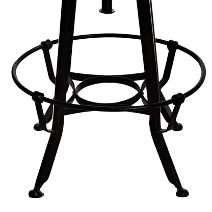 "Tabouret De Bar Industriel, Cuir"
