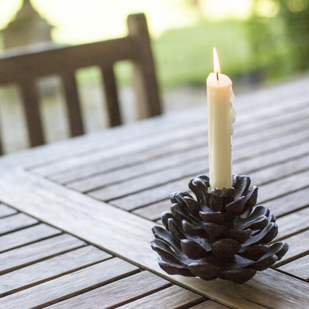 Pinecone Candleholder L