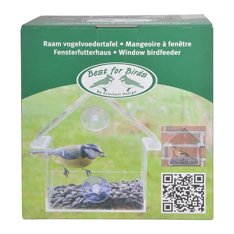 Acrylic Window Feeder House, Excl. Bird Food