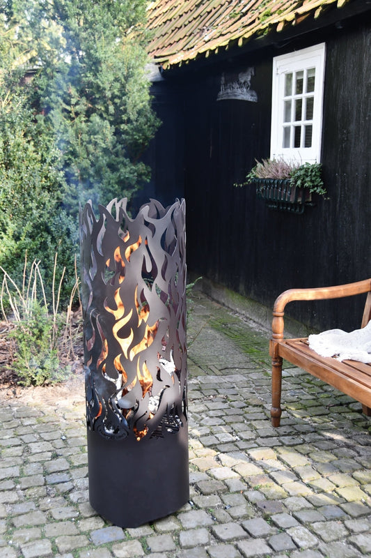Flammes de tambour de feu