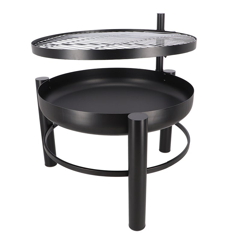 Fire Bowl With BBQ Grid L