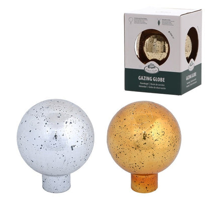 Globes en verre vieilli