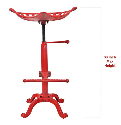 Tractor Seat Stool Red (JS-93-800R)