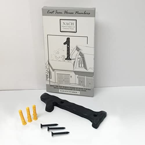 Cast iron number 4, 5.5 in (JS-RUSTICNUMBER-4)