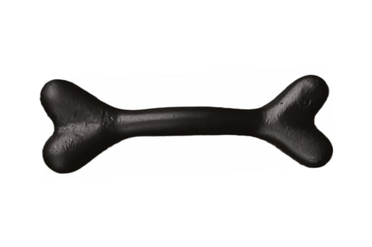 Manche en os en fonte, noir