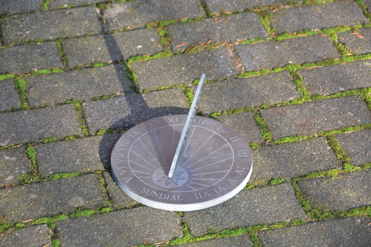 Round Slate Sundial
