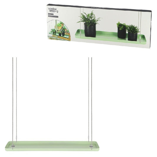 Rectangular Green Window Hanging Tray L