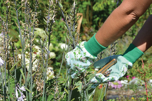 Gant de jardin imprimé rose Ass.