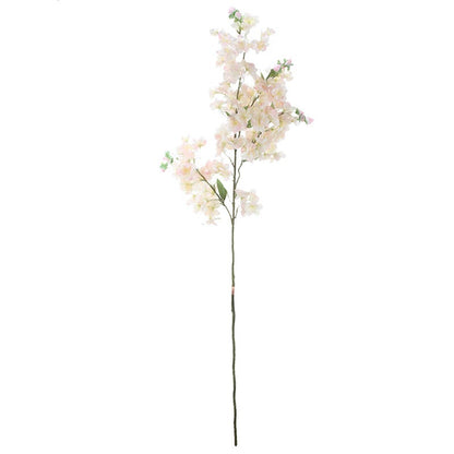 40" Artificial Cherry Blossom Stem, Cream