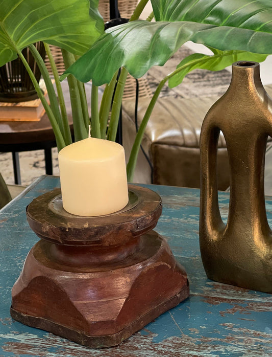 Art. Wooden Candle Stand **Assorted** (TC-NB-1960)