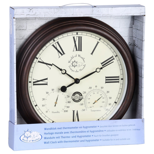 Outdoorclock Plastic Roman Nrs. L