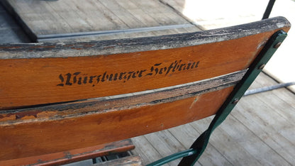 Antique French Large Bistro Set