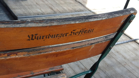 Antique French Large Bistro Set