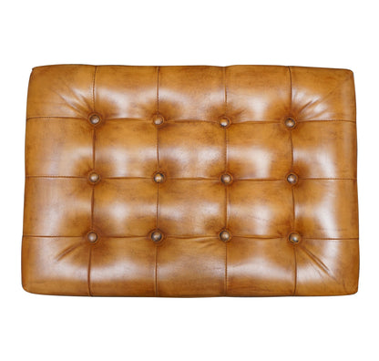 "TABOURET CUIR HAMMINGWAY, Dernière Chance"