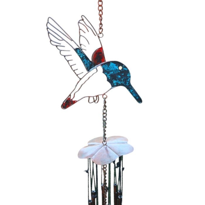 Hummingbird Pipes Wind Chime