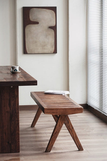 Recycled Old Elm Long Bench