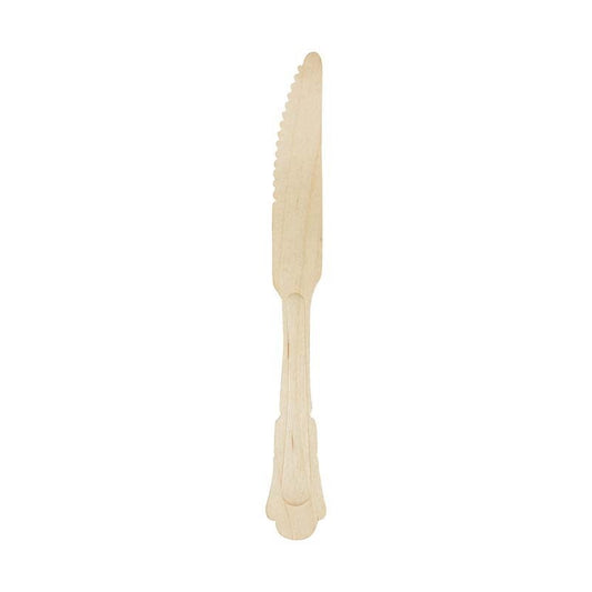 Wooden disposable knife set of, 25% Off