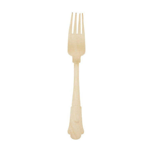 Wooden Disposable Fork Set of 8, 25% Off