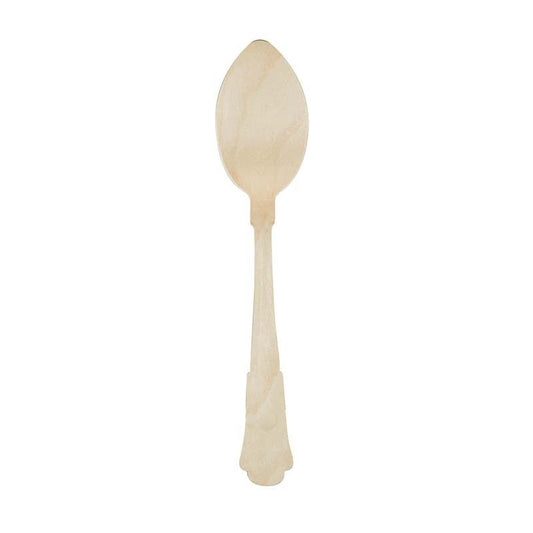 Wooden Disposable Spoon Set of 8, 25% Off