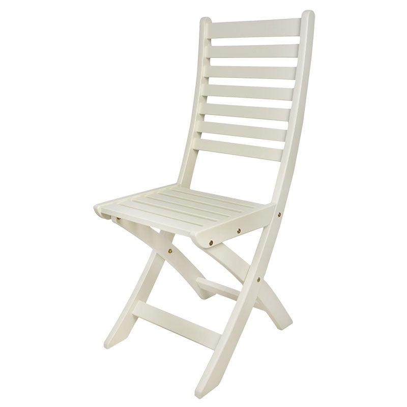 Chaise Pliante Blanche, 50% de Rabais