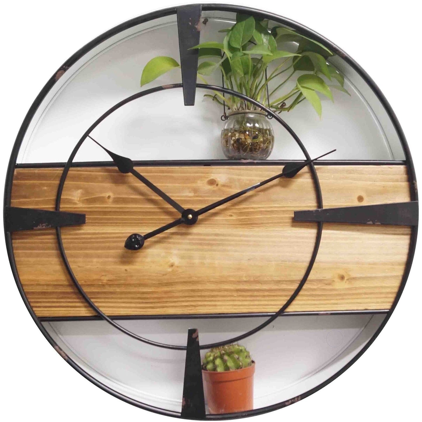 Shelving clock