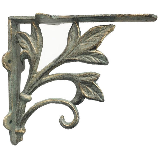 3 Leaf Bracket, Verdigris