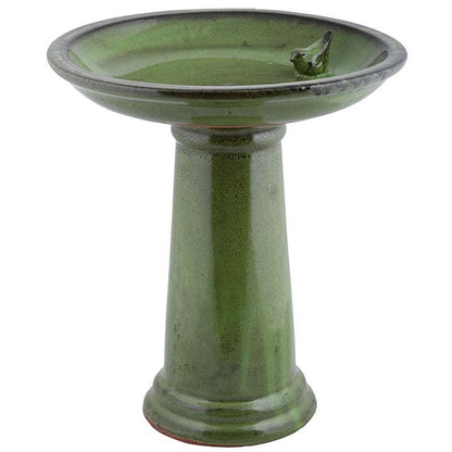 Bird Bath Green On Foot