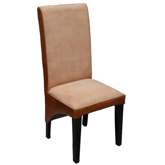 Dining Chair in Leather & Canvas, 50% Off