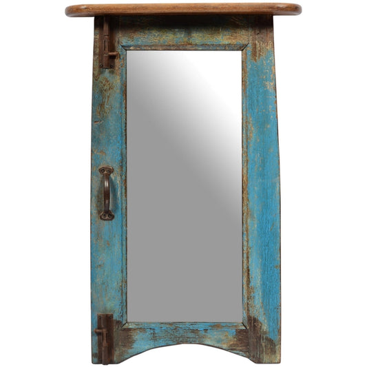 Reclaimed Door Wooden Mirror