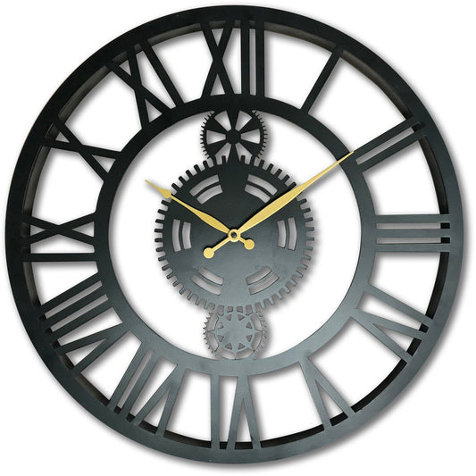 Horloge industrielle en fer