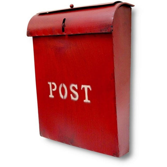 Emily POST Mailbox Rustic Red